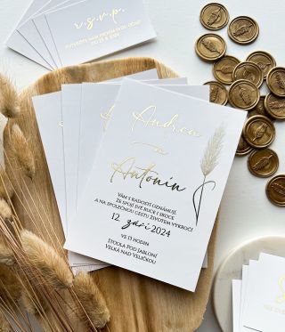 NOVINKA💌 Svatební oznámení Pampa již na našem eshopu www.bridetobe.cz 💍 #svatba #svatebnitiskoviny #svatebnioznameni...